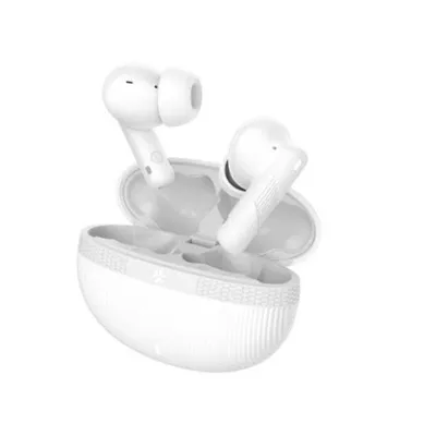 Celly Bluetooth kabellose Kopfhörer mit Geräuschunterdrückung, Mikrofon und Sprachassistent Weiß