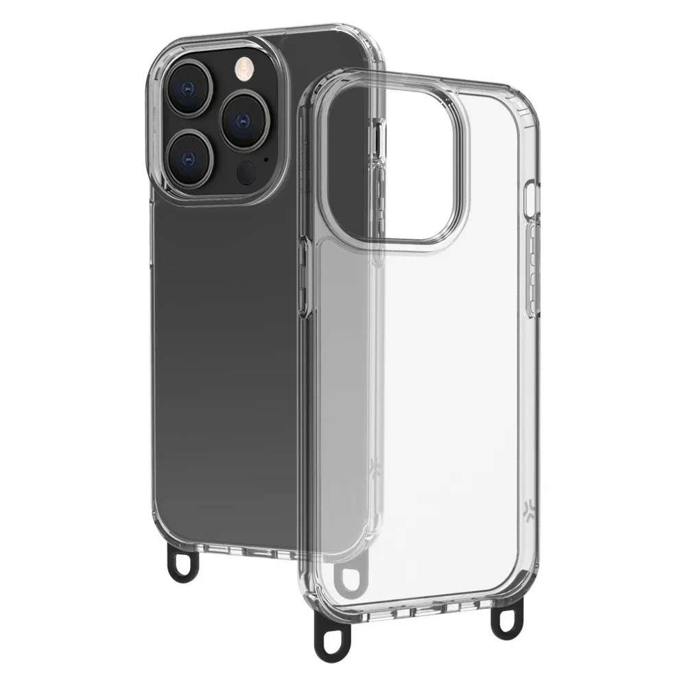 Celly Freedom Case und Lacet Black für (Apple iPhone 14 Pro)