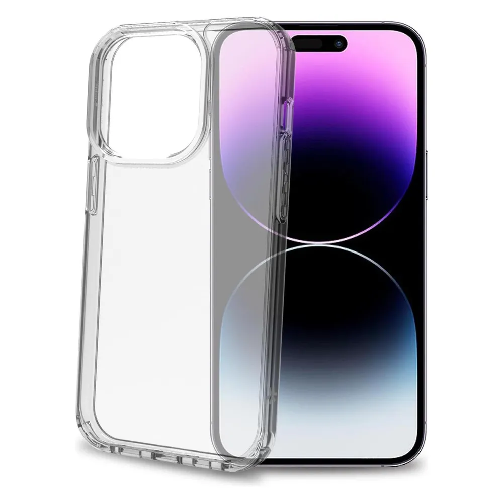 Celly Freedom Case und Lacet Black für (Apple iPhone 14 Pro Max)