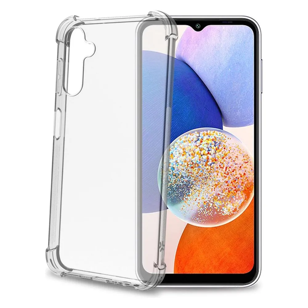 Celly Freedom Case und Lacet Black für (Samsung Galaxy A14, Samsung Galaxy A14 5G)