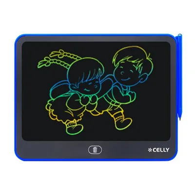 Schreibtablet Celly KIDSBOARD Blau Multicolor wasserdicht Stylus enthalten