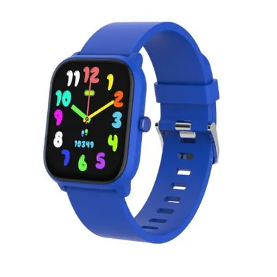 Celly KIDSWATCHBTBL Bluetooth 1,39" Digital Rechteckig Blau Kinder Pulsuhr 4GB Silikonband