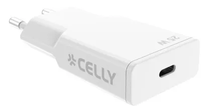 Ladegerät USB-C 25W Celly SLIMTC1C25W Innen Weiß