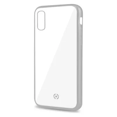 Celly Laser Matt Handytasche 16,5 cm (6,5') Hülle Transparent, Silber