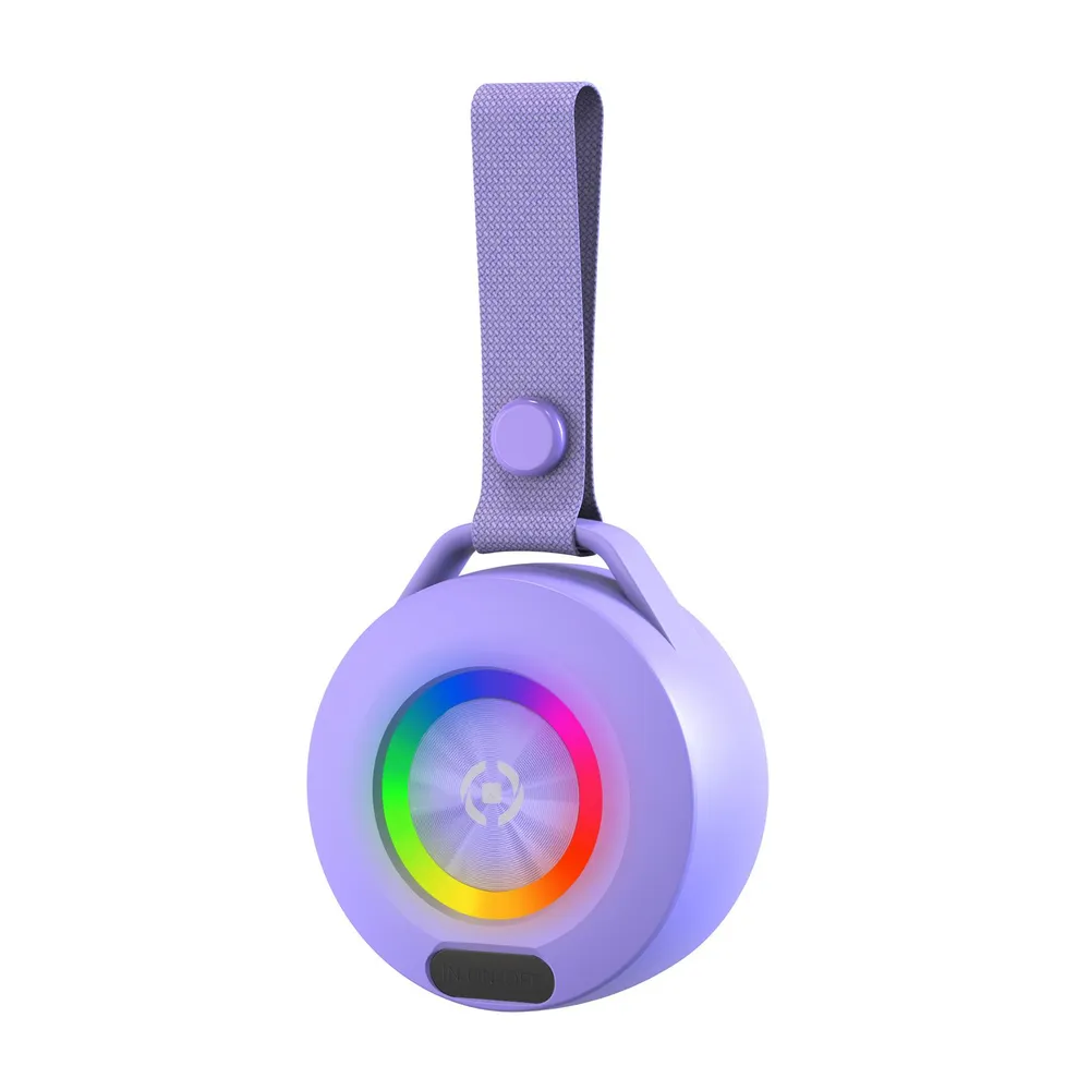 Lautsprecher Celly Tragbar Monophon Bluetooth 5W USB-C Kompakt Violett