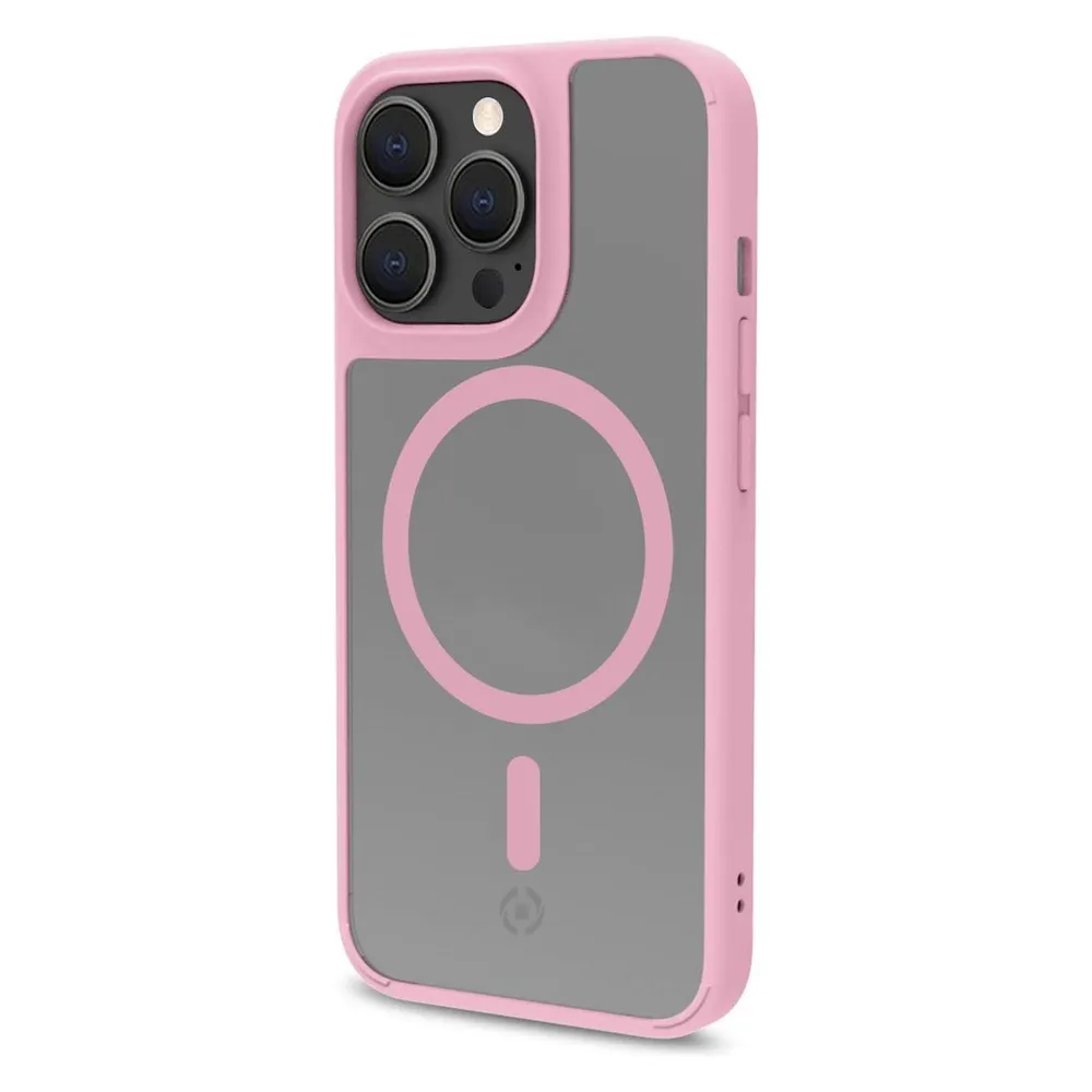 Celly Magmatt Handyhülle 15,5 cm (6,1') Cover Pink, Transparent (Apple iPhone 14 Pro)