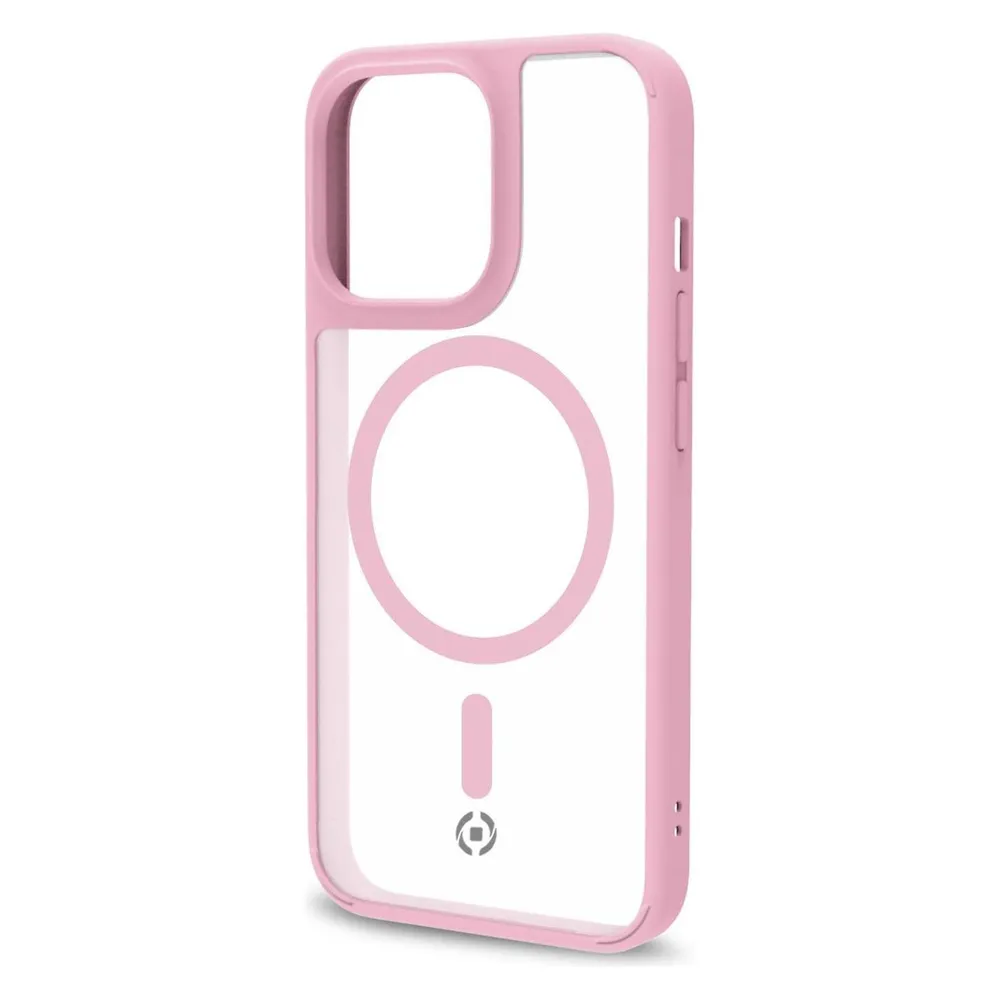 Celly Magmatt Handytasche 17 cm (6.7') Hülle Rosa, Transparent (Apple iPhone 14 Pro Max)