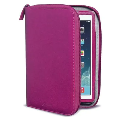 Celly ORGANIZER2502 Tablet-Tasche 24,6 cm (9,7') Pouch-Etui Rosa