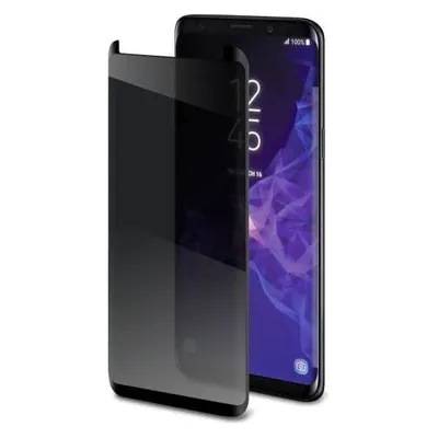 Celly Privatsphäre 3D Glas Transparent Samsung Bildschirmschutzfolie 1 Stück (1 Stk., Samsung Galaxy S9)