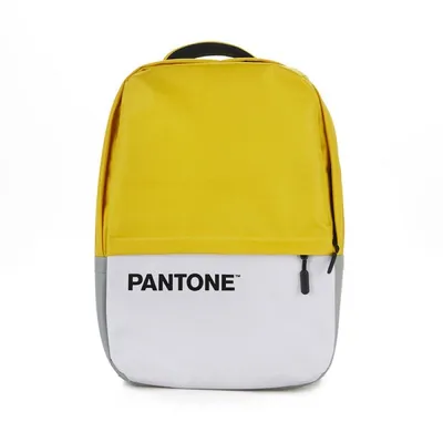 Celly Rucksack in Pantone-Gelb mit USB-Anschluss für Laptops bis zu 15,6 Zoll