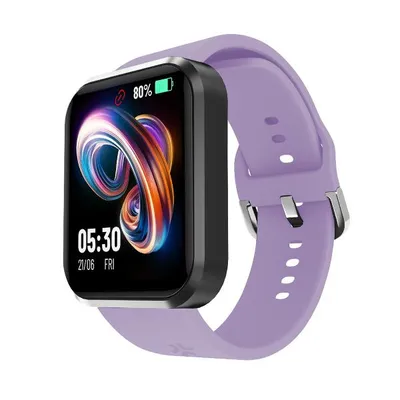 Celly TRAINERBEAT2VL Bluetooth GPS 44mm Touchscreen Schwarz/Violett Pulsuhr SpO2