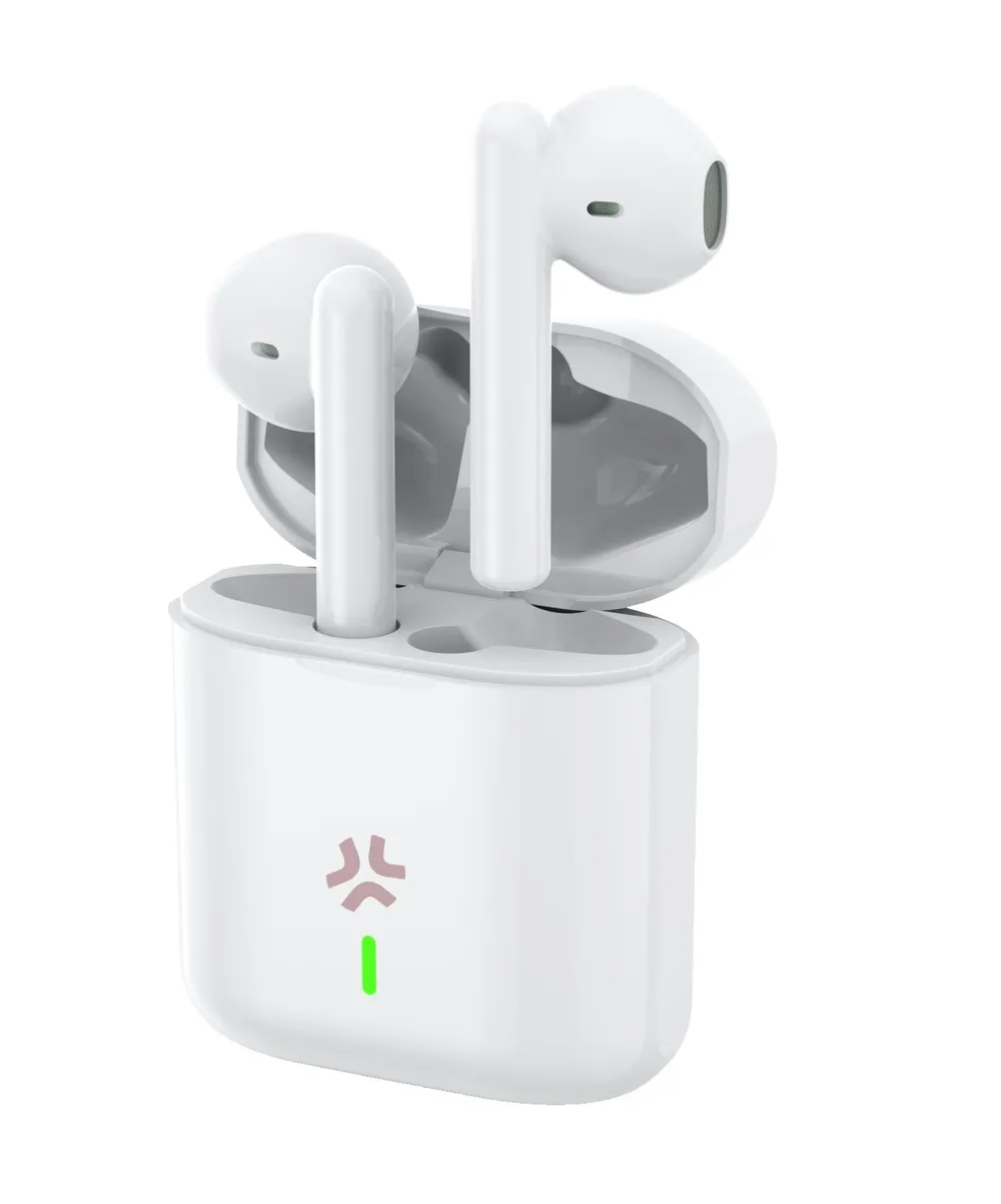 Kopfhörer Celly PULSESOUNDWH True Wireless Bluetooth für Anrufe und Musik Weiß