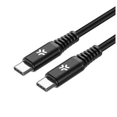USB-C Kabel Celly 2m Schnelles Laden 100W Schwarz