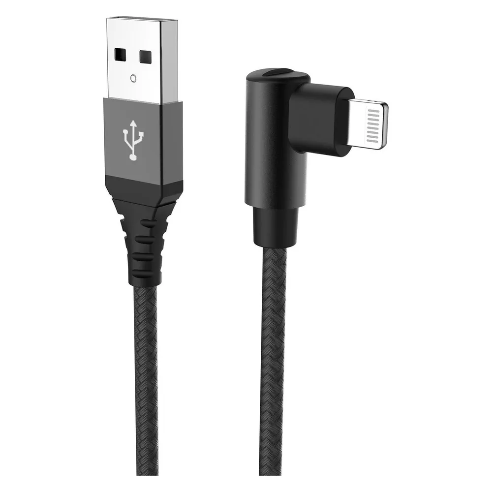 Celly USBLIGHTLSHBK Mobiltelefonkabel Schwarz 1 m USB A Lightning