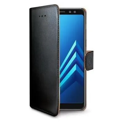 Celly Wally Handytasche 15,2 cm (6') Buchtasche Schwarz (Samsung Galaxy A8 (2018))
