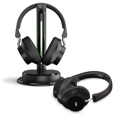 Auriculares CGV PRELUDE 3 DUO inalámbricos y con cable conectividad para TV negro