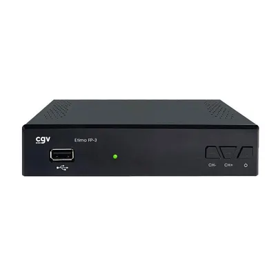 TDT-Receiver CGV Etimo FP-3 DVB-T2 H.265/HEVC 1080p USB-Aufnahme HDMI