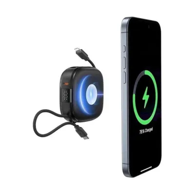 Powerbank Charmast W1205 MagCore 10.000 mAh Magnetisch 3 in 1