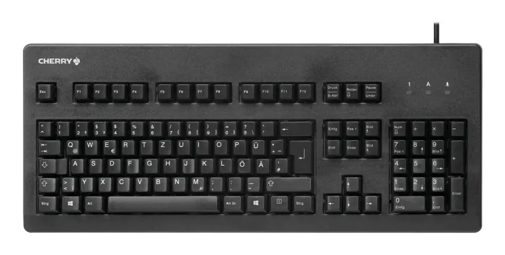 G80-3000 Corded DE-Layout schwarz BLACK SWITCH Tastatur
