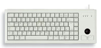 G84-4400 Corded DE-Layout hellgrau TRACKBALL Tastatur