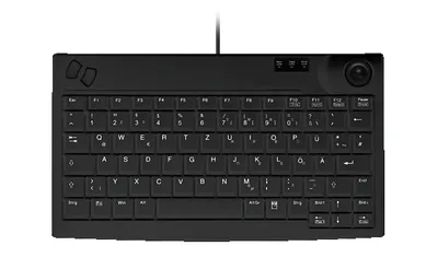Cherry Active Key AK-440-TU | ak-440-tu-b/fr | Tastatur - mit Trackball