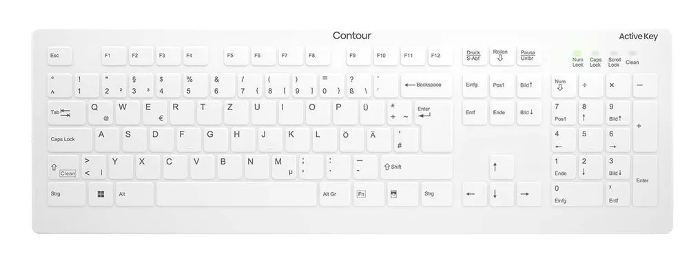Cherry Active Key AK-C8112 | ak-c8112-fus-w/us | Tastatur - medizinisch