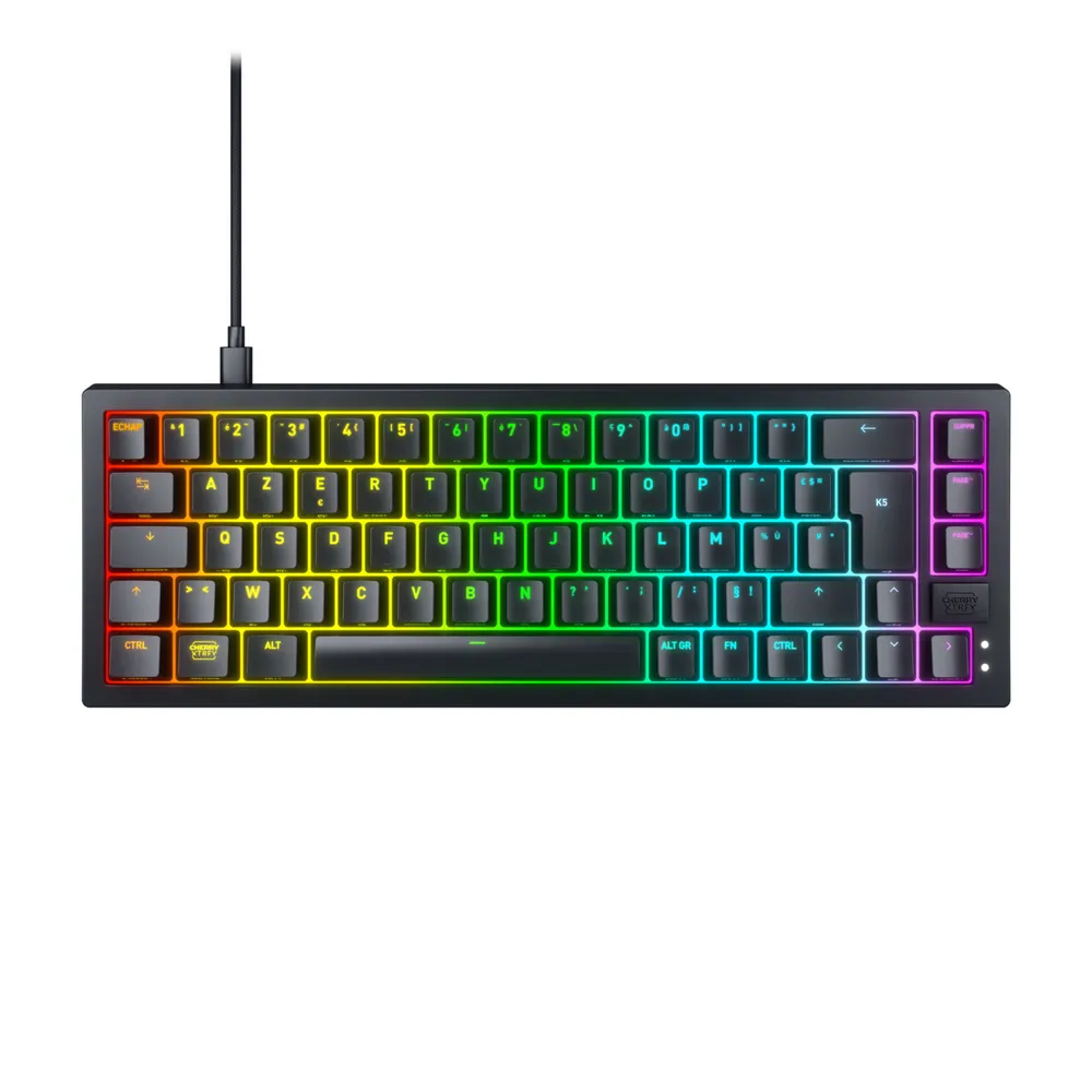 Cherry K5V2 | cx-k5v2-rgb-cpt-black-r-fra | Tastatur - 65%