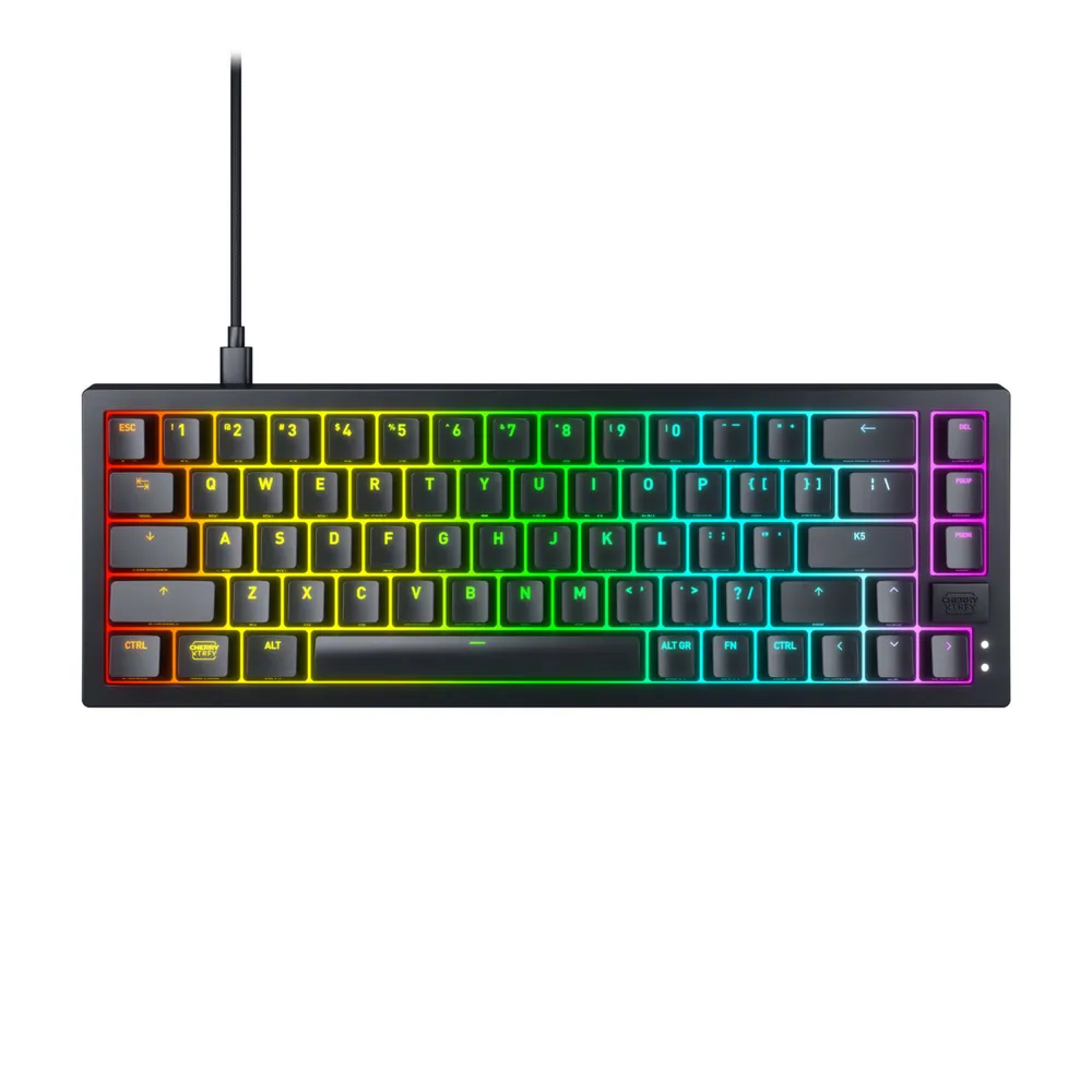 Cherry XTRFY K5V2 | cx-k5v2-rgb-cpt-black-r-us | Tastatur - 65%