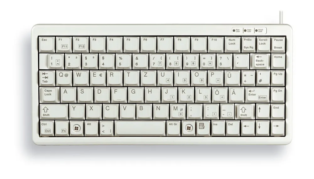 Cherry G84-4100 Compact Keyboard | g84-4100lcagb-0 | Tastatur