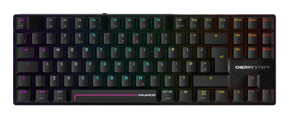 Cherry MX 8.2 Pro TMR Wireless | g8e-3885hacagb-2 | Verkabelt & Kabellos - USB + RF Wireless + Bluetooth