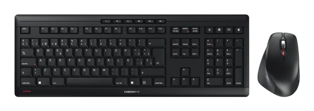 Cherry STREAM DESKTOP COMFORT | jd-8550es-2 | Tastatur-und-Maus-Set
