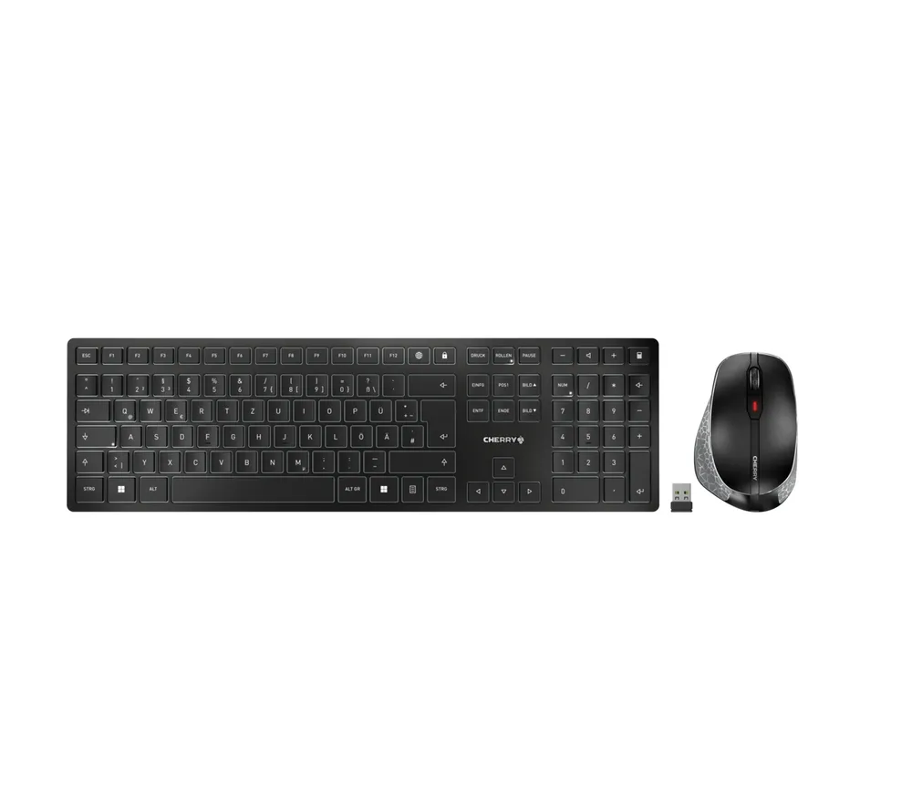 Cherry DW 9500 Slim schwarz/grau | jd-9500de-2 | USB/Bluetooth - DE
