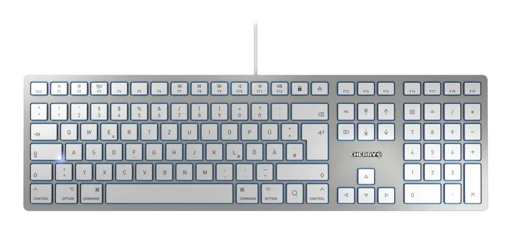 Cherry KC 6000 SLIM FOR MAC | jk-1610de-1 | Tastatur - USB
