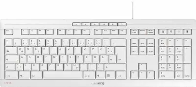 Cherry STREAM KEYBOARD | jk-8500cs-0 | Volle Größe (100%) - Kabelgebunden
