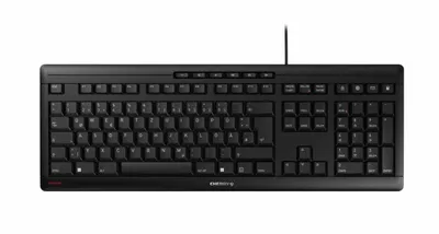 Cherry STREAM KEYBOARD | jk-8500hu-2 | Volle Größe (100%) - Kabelgebunden