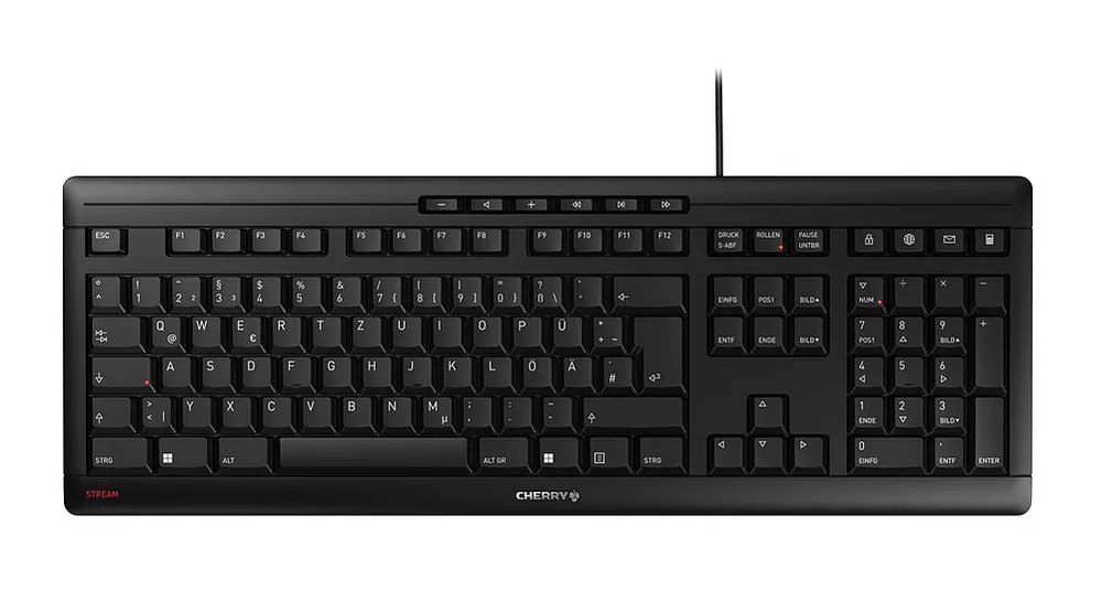 Cherry STREAM KEYBOARD | jk-8500po-2 | Tastatur - 100%