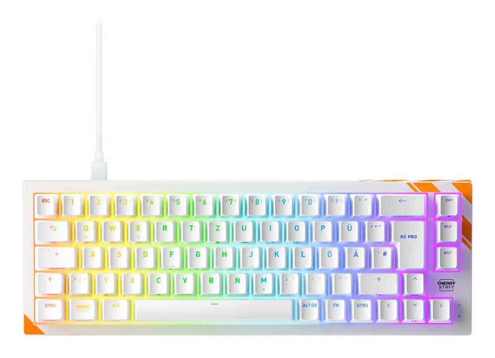K5 Pro TMR Compact Keyboard White