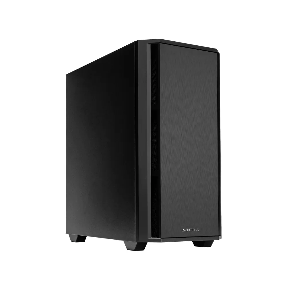 Gehäuse Chieftec AZ-01B-OP Mini Tower Schalldämmung USB-C Schwarz