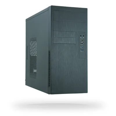 PC-Gehäuse Chieftec HO-11B Tower Schwarz micro ATX 350 W