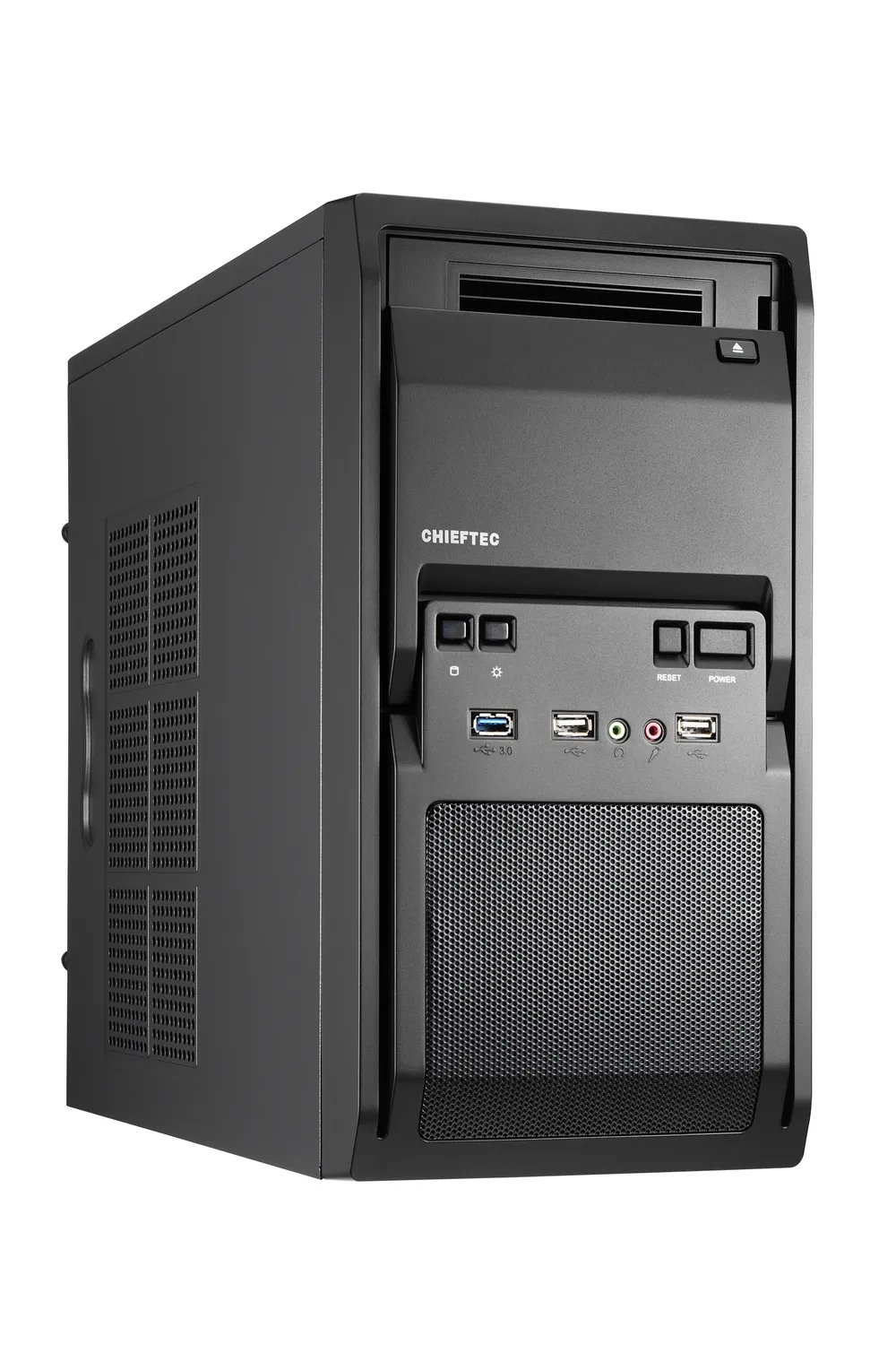 PC-Gehäuse Chieftec LT-01B-350GPB Mini Tower Schwarz 250 W