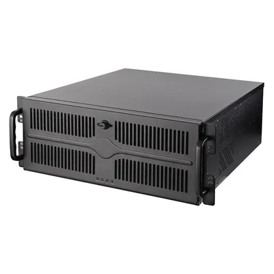 Server-Gehäuse Chieftec UNC-409S-AIO-OP 4U Rack Schwarz ATX EATX SSI-EEB Wasserkühlung