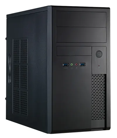 Gehäuse Midi Tower Chieftec XT-01B Aluminium micro ATX