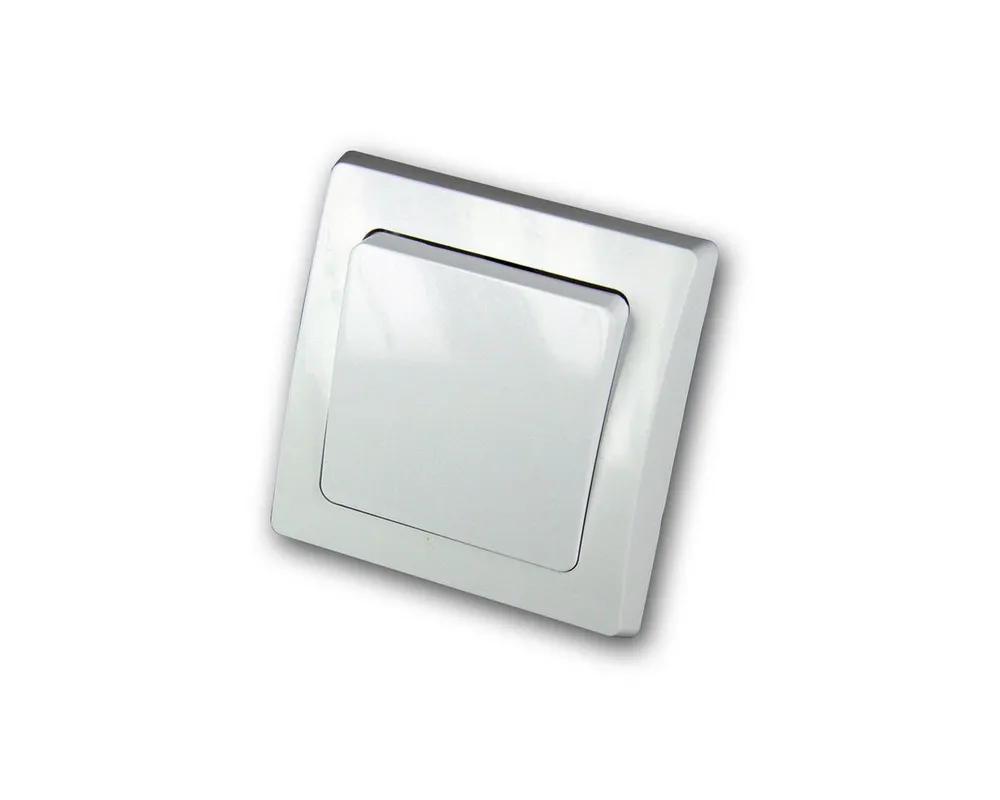 ChiliTec DELPHI Wechsel-Schalter 250V~/10A, weiß, Schrauban Unterputzschalter