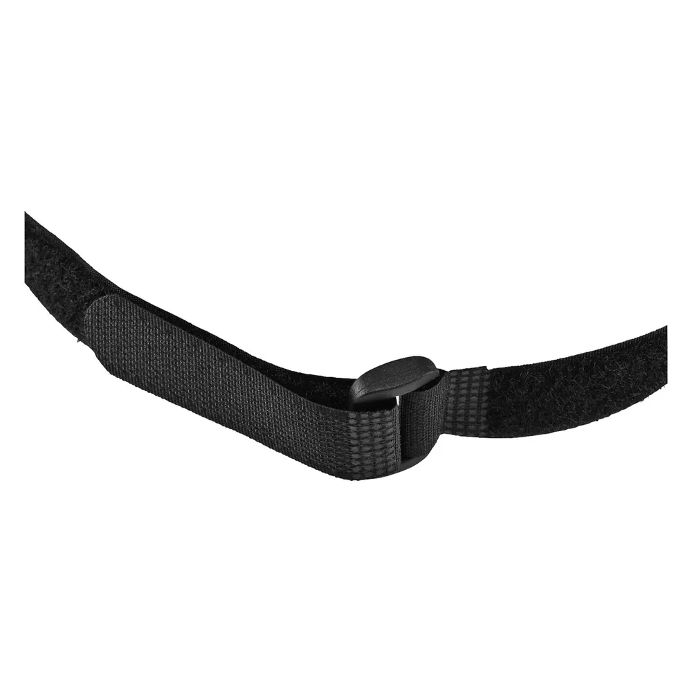 CHILITEC Klettband-Set mit Öse, 50x2 cm, schwarz, 5 Stück