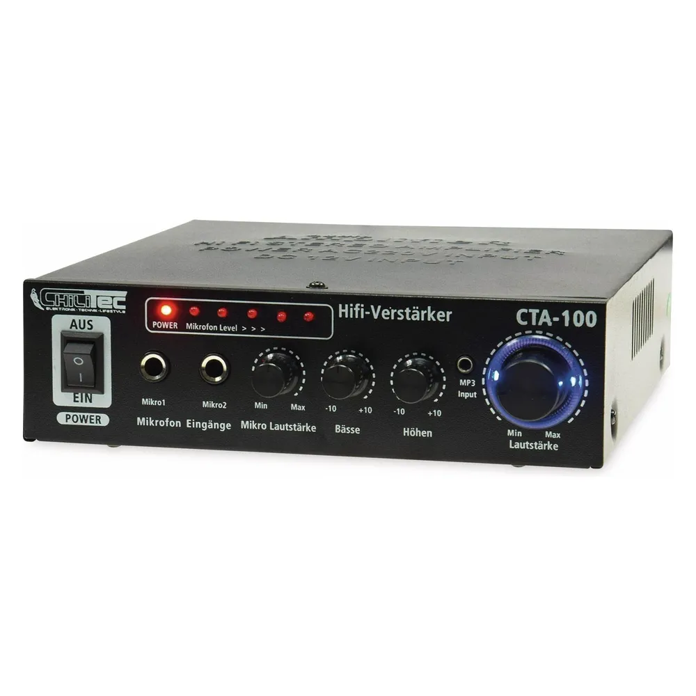 CHILITEC Mini-HiFi-Verstärker CTA-100