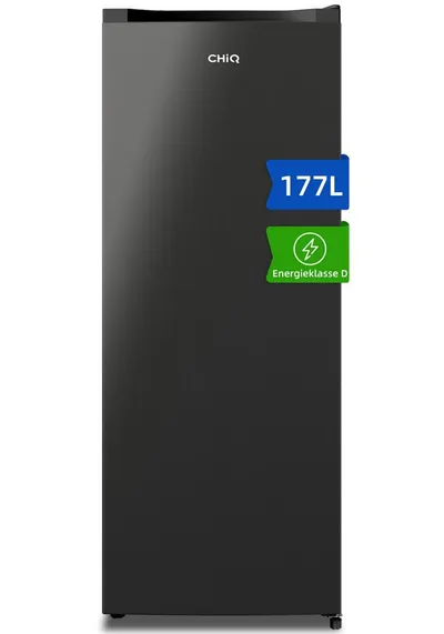 CHiQ Gefrierschrank CSD208D4D, 144 cm hoch, 54 cm breit, EEK D, 4-Sterne-Gefrierfunktion, 39dB