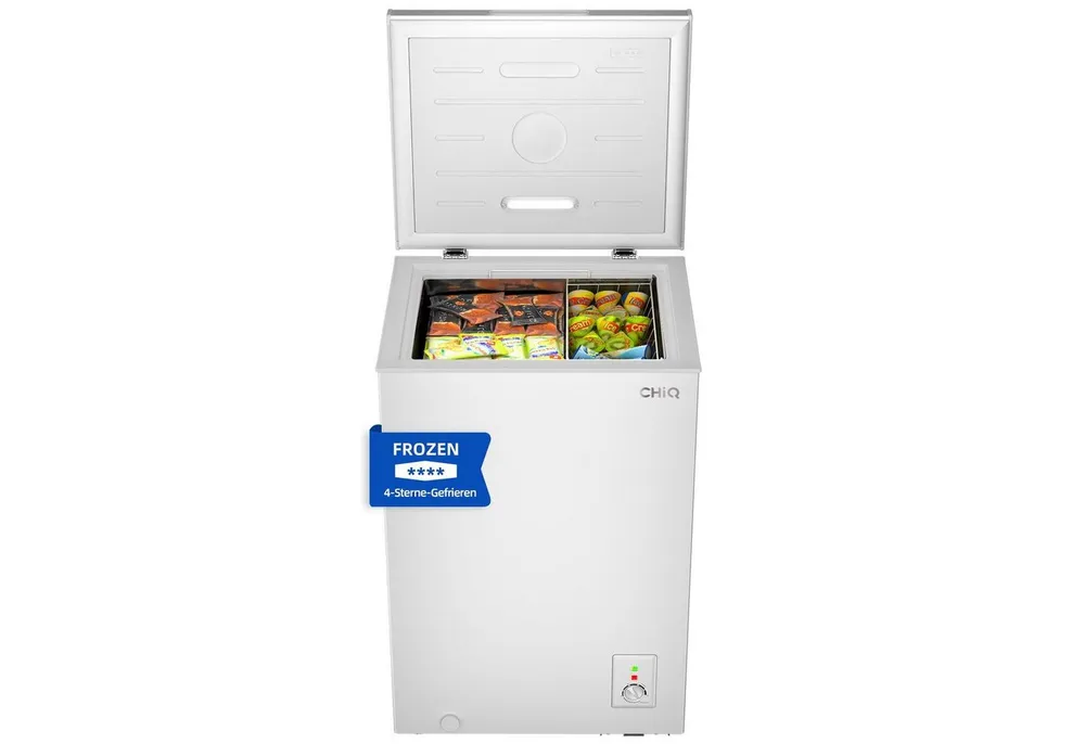 CHiQ Gefriertruhe Chest Freezer FCF98DE, 54.5 cm breit, 99 l, Inverter-Gefrierschrank, Außentemperaturanzeige, -32 ℃