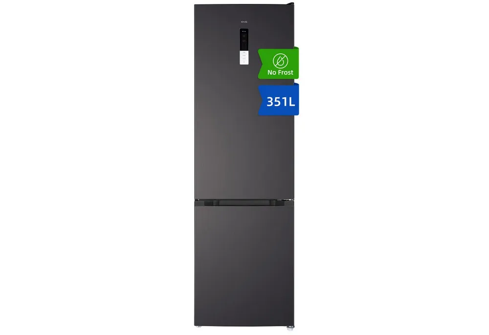 CHiQ Kühl-/Gefrierkombination FBM351NEI42, 200 cm hoch, 59.5 cm breit, 196KWh/J, Digitalanzeige, Intelligente Temperaturregelung