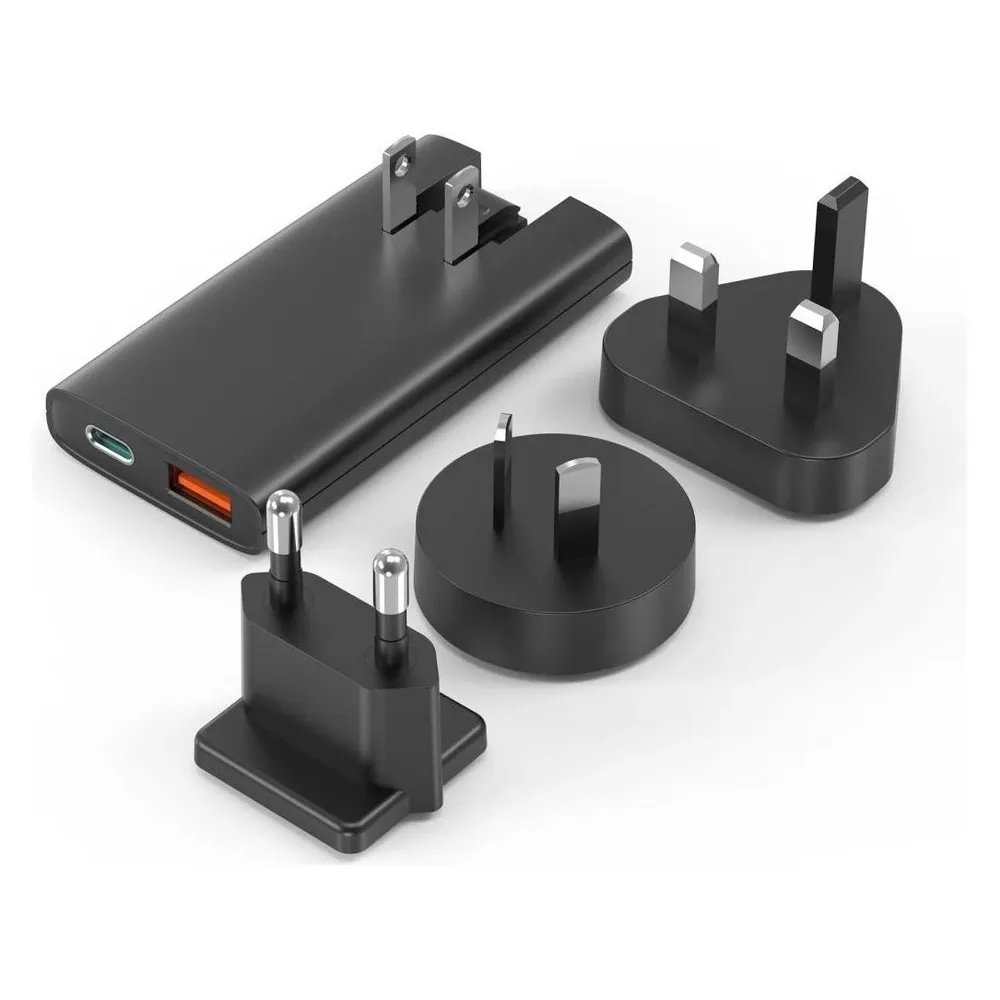 Choetech USB-C und USB-A GaN Fast Charger (65 W, 2 Ports)