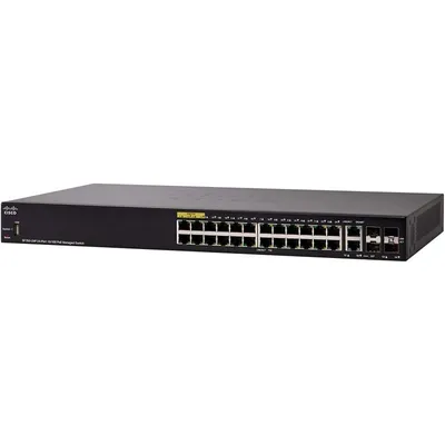Cisco SF350-24P Switch mit 24 PoE-Ports